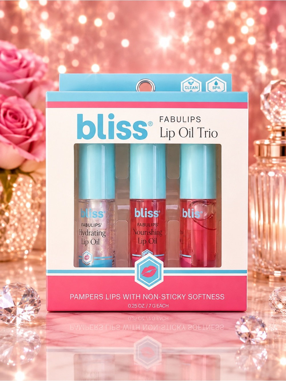 Bliss Fabulips Lip Oil Trio
